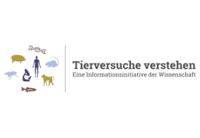 Logo der Informationsinitiative der Wissenschaft: Tierversuche verstehen.