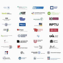 ein Ausschnitt der Logos der von der Stiftung Unterstützen Institutionen
