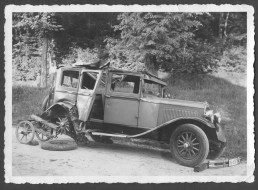 Unfall mit Wilhelm Sanders Wagen
